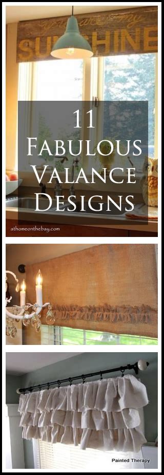 11 Fabulous Valance Designs – Sunlit Spaces | DIY Home Decor, Holiday ...