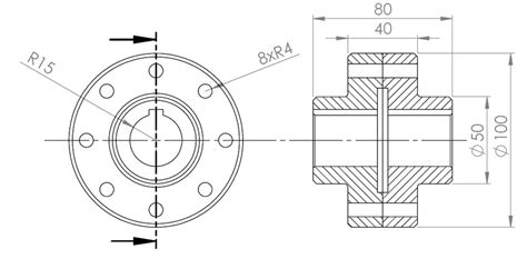 Studied Rigid Power Transmission Coupling Design. | Download Scientific ...