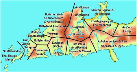 Dingle Peninsula Map