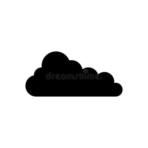 Cloud Icon Image Vector, Black Cloud Set Stock Vector - Illustration of ...