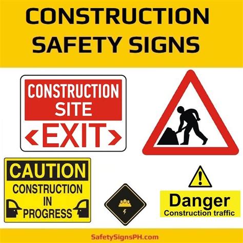 Construction Safety Signs Philippines | Construction safety, Health and ...