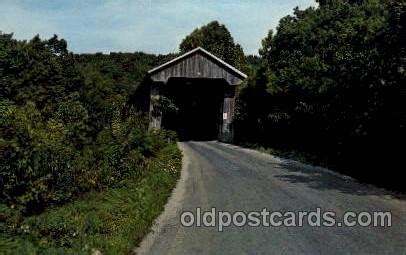 Versailles, Indiana USA Covered Bridge Postcard | OldPostcards.com