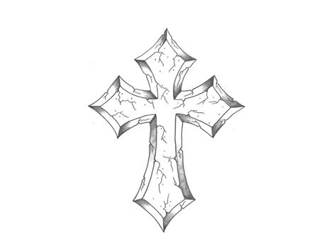 Praying Hands With Cross Drawing at GetDrawings | Free download