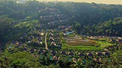 The Ritz-Carlton, Mandapa Reserve Resort – Ubud, Bali, Indonesia – Resort Aerial View – TRAVOH