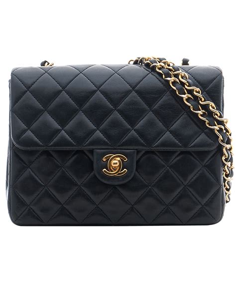 Chanel Black Leather Quilted Shoulder Bag - Chanel | ArtListings