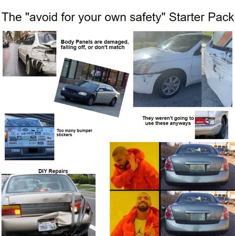 The "avoid for your own safety" Starter Pack : r/starterpacks