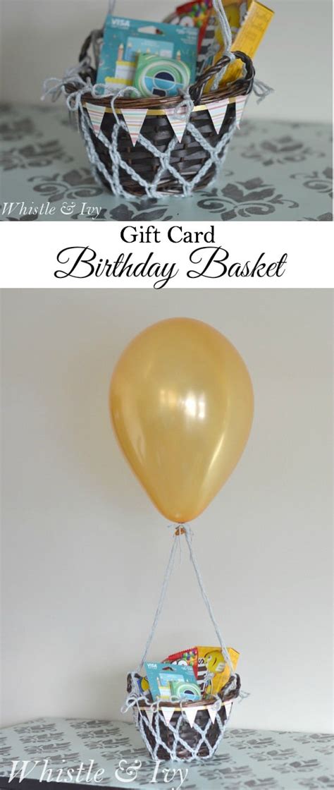 Gift Card Birthday Basket - Pretty Providence