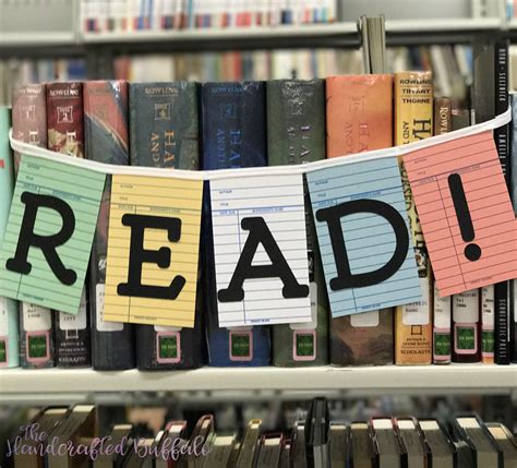 Read sign read banner book banner library banner book | Library signage ...