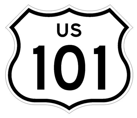 Bayshore Freeway US Route 101 Sticker Decal R997 Highway Sign Road Sign | eBay | Road signs ...