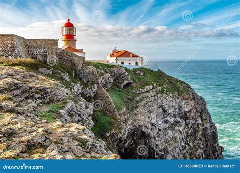 Lighthouse of Cape St. Vincent Stock Image - Image of sagres, lighthouse: 136688623