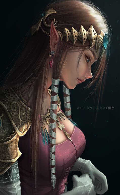 [TP] [OC] Princess Zelda - Twilight Princess - Fanart (@icezimy) : zelda