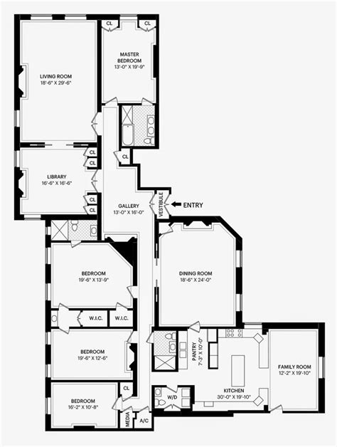 Dakota Apartments New York Floor Plan