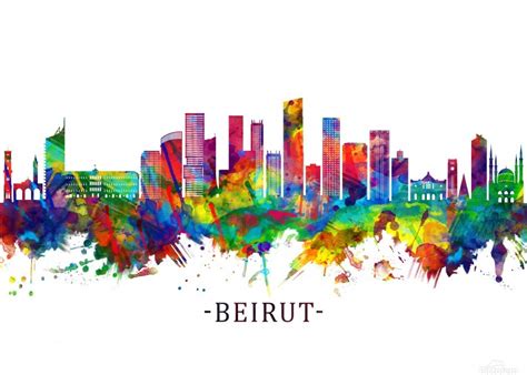 Beirut Lebanon Skyline - Towseef Dar