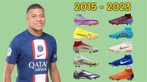 KYLIAN MBAPPE - New Soccer Cleats & All Football Boots 2015-2023 - YouTube