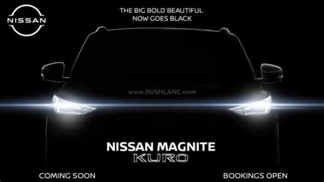 Nissan Magnite Kuro Edition Announced - Feature Additions