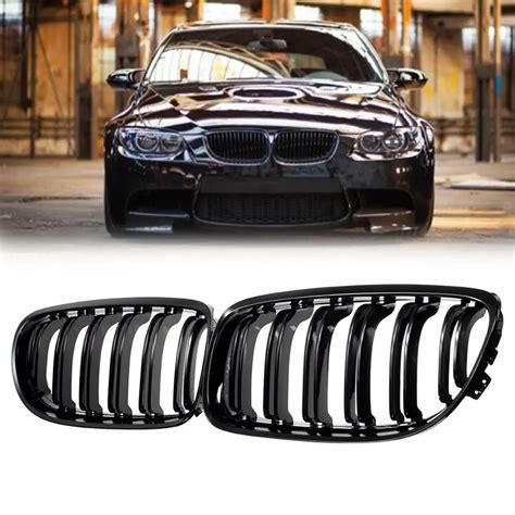 Aliexpress.com : Buy Pair Gloss Black/Matte Black Car Front Grille ...