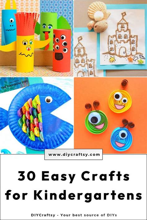 30 Fun Crafts for Kindergarten - Art Projects and Activities