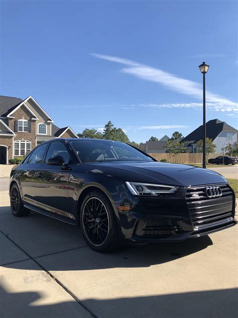 My first Audi. 2018 A4 S-Line, black optics package. : r/Audi