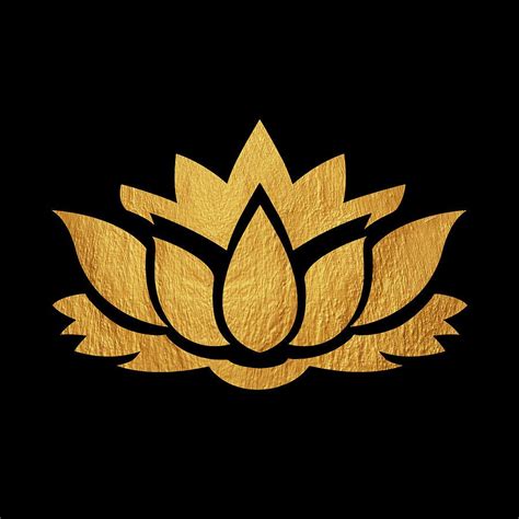 Floral Digital Art - Golden lotus by Mihaela Pater | Lotus flower art, Lotus art, Buddha art