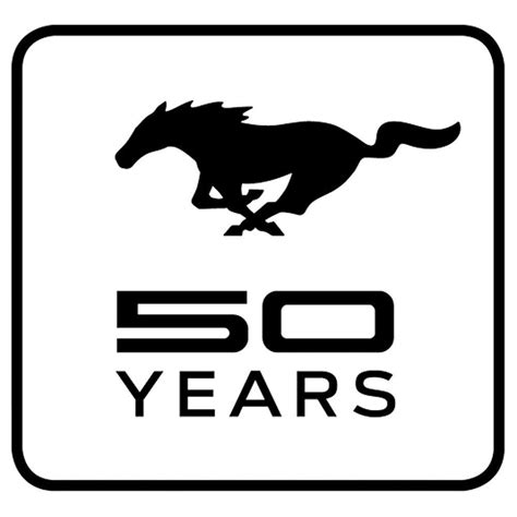 Black and White Ford Mustang Logo - LogoDix