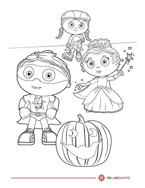 Printable Halloween Colouring Pages | Play | CBC Parents