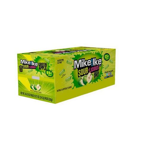 (Price/case)Mike & Ike 007097049119 Sourlicious Green Apple 16-24-.78 ...