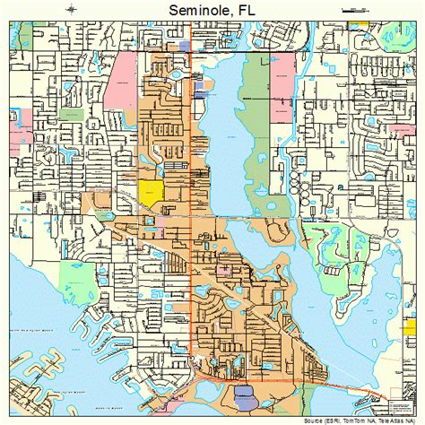 Map Of Florida Seminole - Vonny Johnette