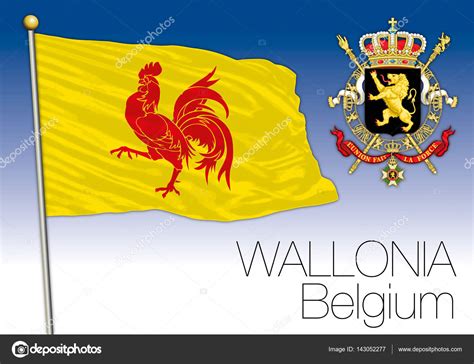 Wallonia regional flag, Belgium Stock Vector Image by ©frizio #143052277