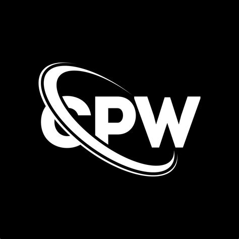 logotipo de cpw. carta cpw. diseño del logotipo de la letra cpw. Logotipo de iniciales cpw ...