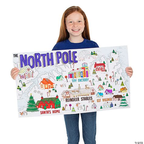 North Pole Santa Map