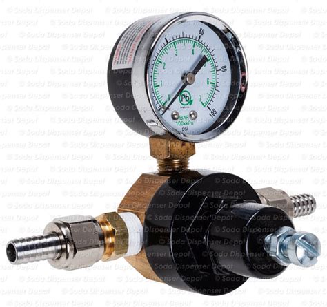 1312 - Water Pressure Regulator with Dial || Soda Dispenser Depot