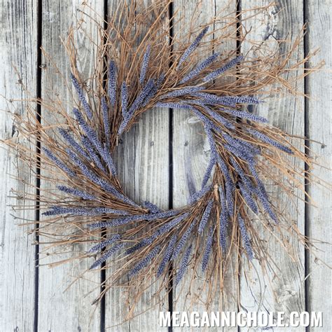 How to Make a Lavender Wreath