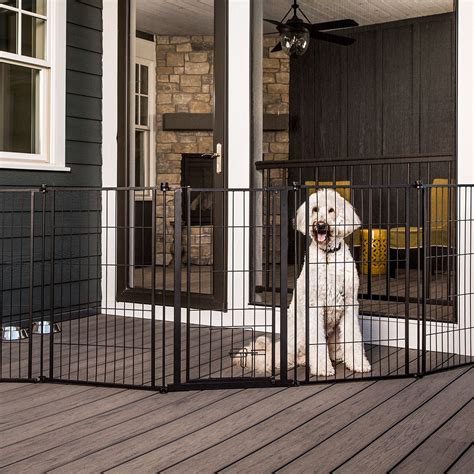 144" Outdoor Extra Tall Super Wide Pet Pen and Gate | Dog gate, Extra tall pet gate, Outdoor pet ...