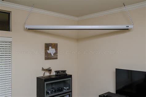 Motorised Projector Screen Ceiling Mount | Shelly Lighting