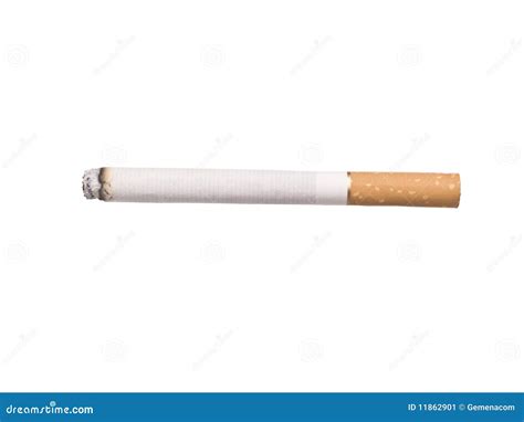 Lit Cigarette Stock Image - Image: 11862901