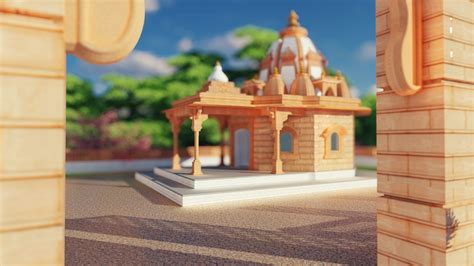 MANDIR TEMPLE 3D model | CGTrader