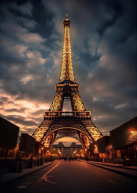 Paris - Eiffel Tower at Night | Posters, Art Prints, Wall Murals | +250 ...