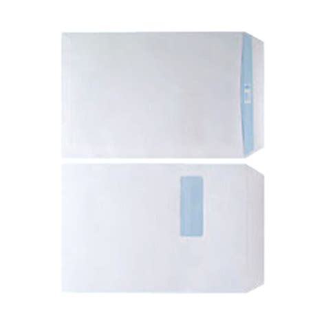 White C4 Self Seal Window Envelopes 90gsm, Pack of 250 - WX3501