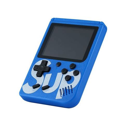 Mini Game Boy Portátil Sup Led 3'' com Controle - Azul | CB Acessórios