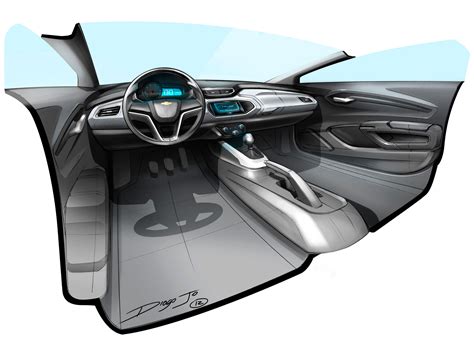 AUTOMOTIVE: Chevrolet Onix Interior Design Sketch Car Body Design