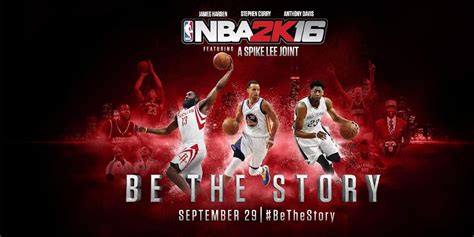 Curry, Harden and Davis hit NBA 2K16 Cover