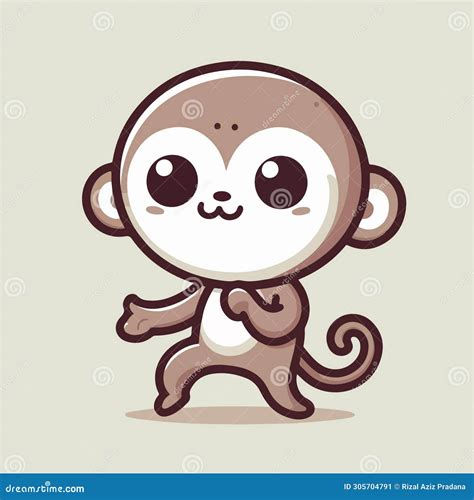 Fighting monkey cartoon stock illustration. Illustration of mascot ...