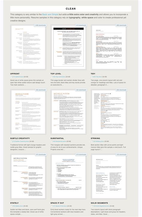 275 Free Microsoft Word Resume Templates - Resume Samples