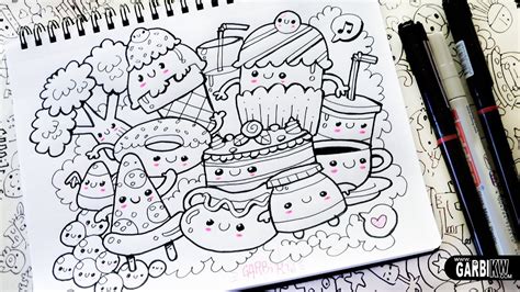 Cute Easy Food Doodles