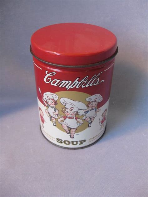 Vintage Campbell's Kids Tin / Campbell's Kids Soup Can Tin / Campbell's Soup Tin / Campbell's ...