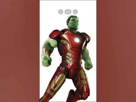 iron man + Hulk || fusion art || #shorts #youtubeshorts - YouTube