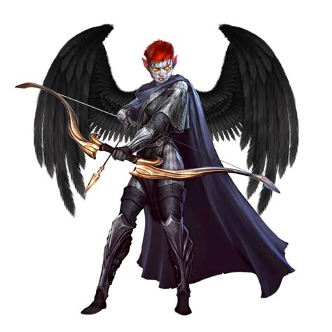 Unique Female Erinyes Devil Captain - Pathfinder PFRPG DND D&D 3.5 5E ...