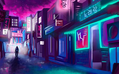 Night in Neon City Wallpaper, HD Artist 4K Wallpapers, Images and Background - Wallpapers Den
