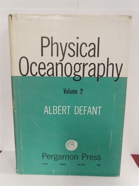 Physical Oceanography Volume 1, 2 [2 Volume set]