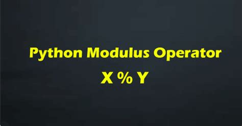 Python Modulus Operator | Online Tutorials Library List | Tutoraspire.com